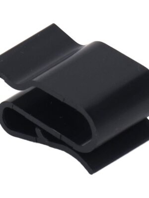 Clip plastico tipo U para cable en uso de panel solar