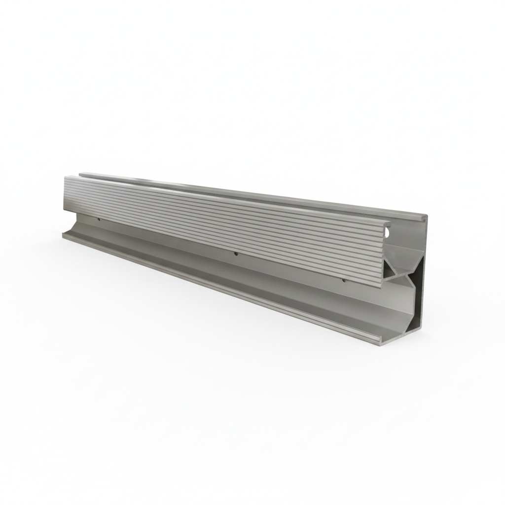 Riel ranurado 2.2mts para panel solar