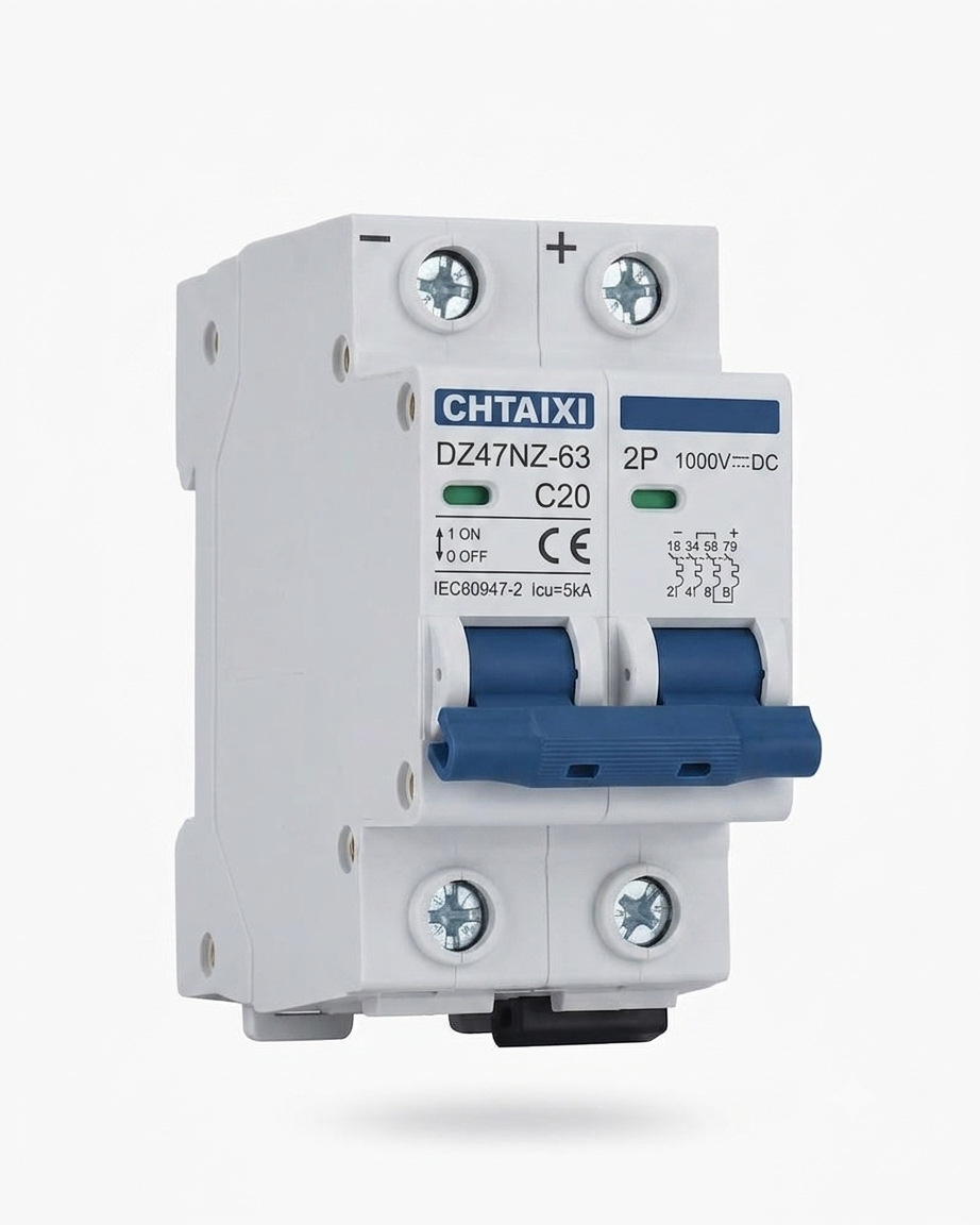 Breaker CHTAIXI 2P 1000 VDC 20 Amp