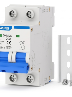Breaker JIAPEI 2P 500 VDC 20 Amp