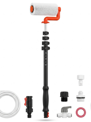 Kit de limpieza para panel solar, 20ft cepillo telescopico