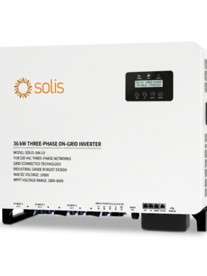 Suministro, SOLIS INVERSOR TRIFASICO 36Kw BAJO VOLTAJE CONECTADO A LA RED, ADAPTADO PARA RED TRIFASICA 220V