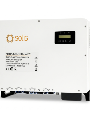 Suministro, SOLIS INVERSOR TRIFASICO 60Kw CONECTADO A LA RED, ADAPTADO PARA RED TRIFASICA 220V